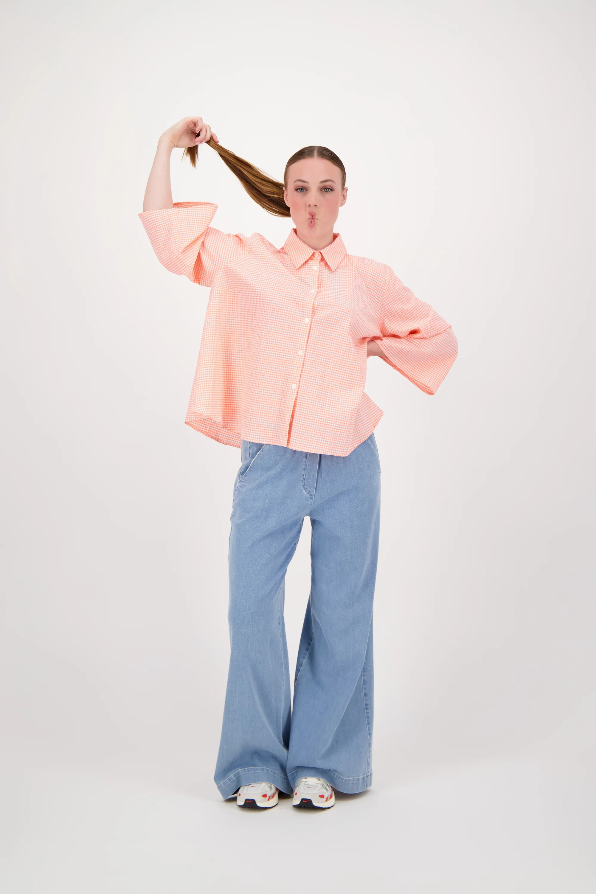 Blouses lange mouw oranje Hampton Bays