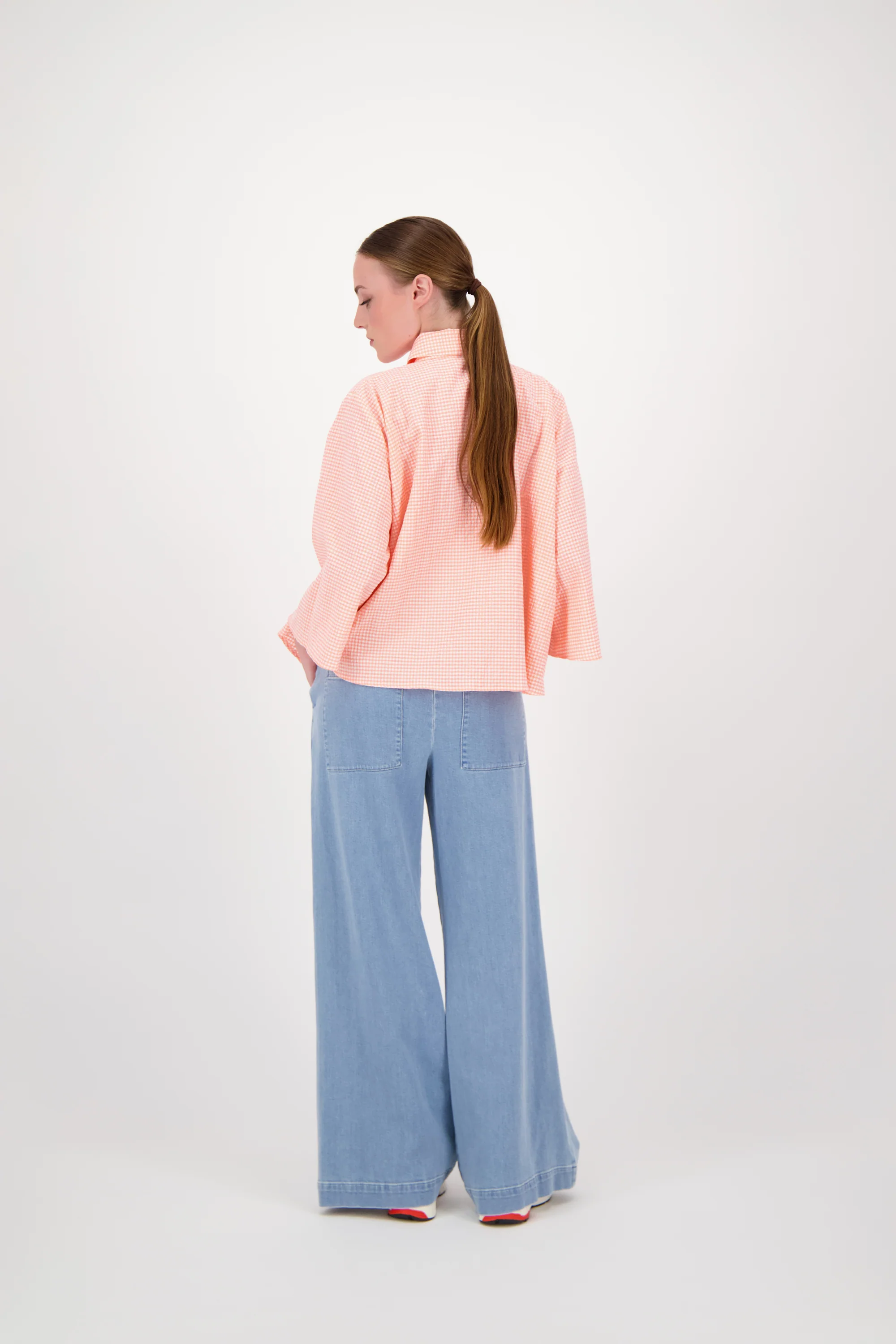 Blouses lange mouw oranje Hampton Bays - Image 3