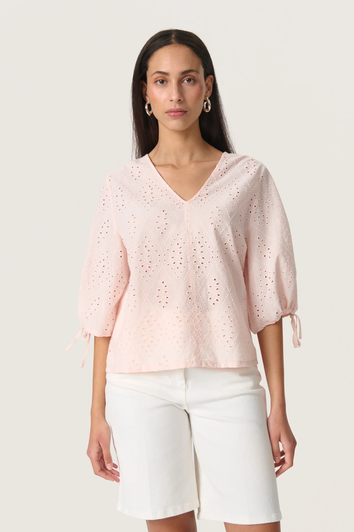 Blouses lange mouw oranje Soaked In Luxury