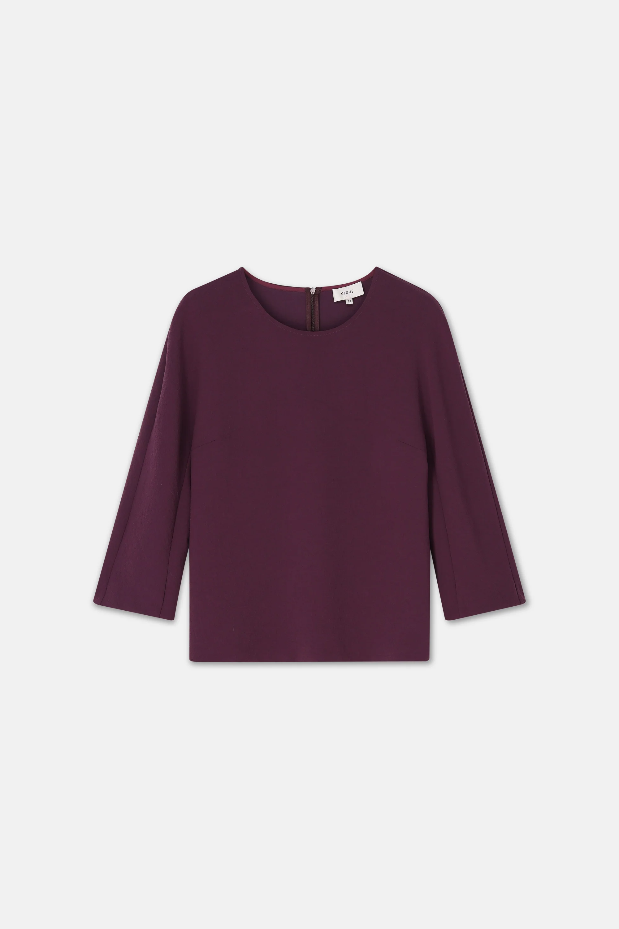 Blouses lange mouw bordeaux Gigue
