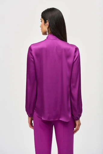 Blouses lange mouw paars Joseph Ribkoff - Image 3