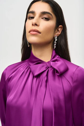 Blouses lange mouw paars Joseph Ribkoff - Image 4