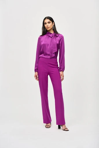 Blouses lange mouw paars Joseph Ribkoff - Image 5