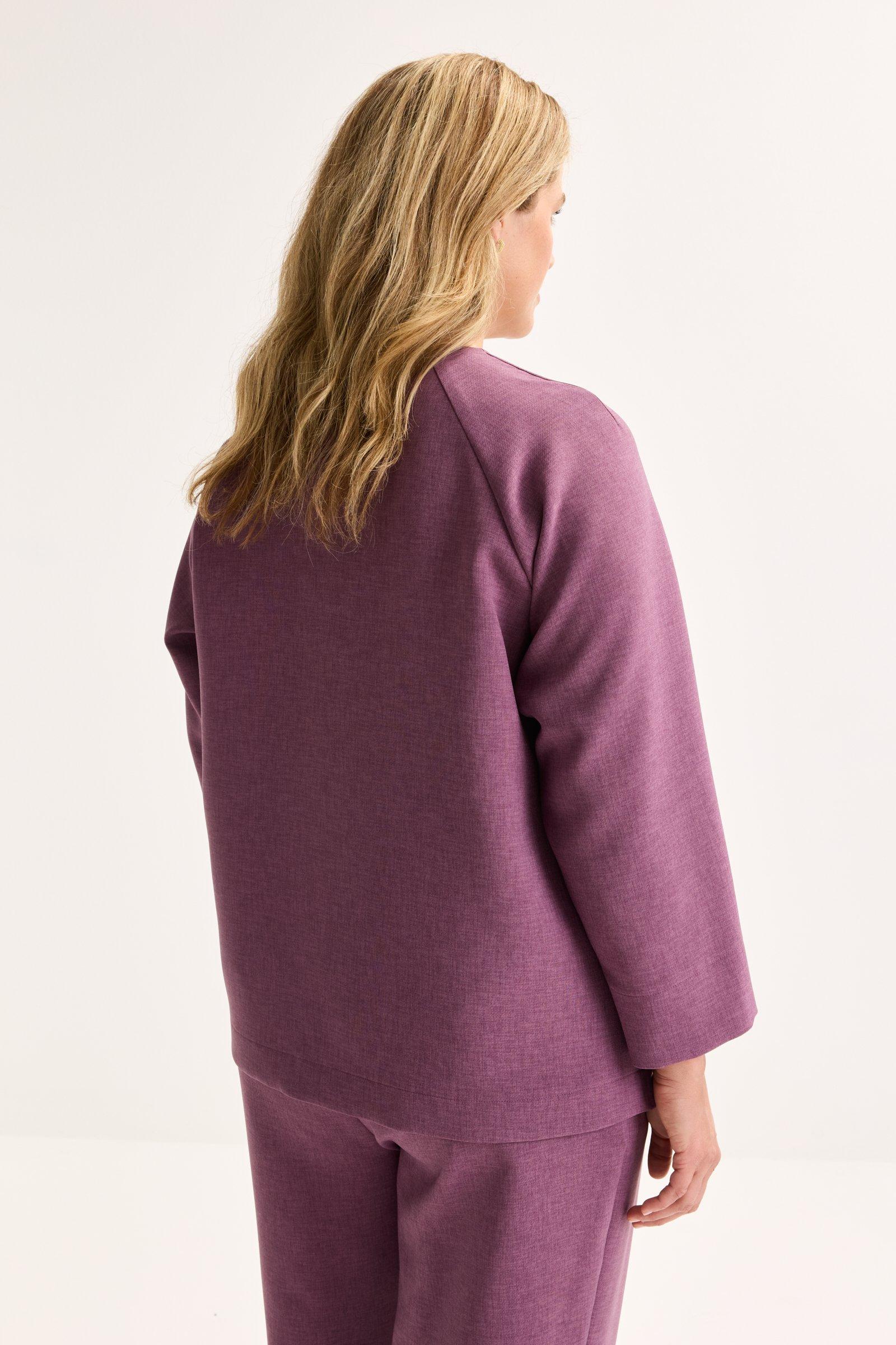 Blouses lange mouw paars Mayerline - Image 2