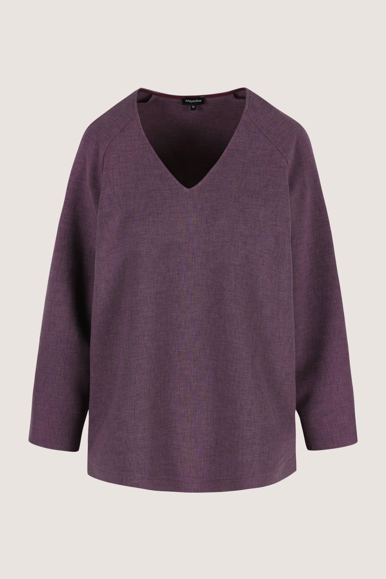 Blouses lange mouw paars Mayerline - Image 3