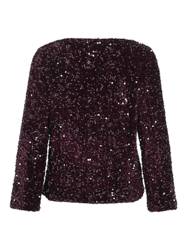 Blouses lange mouw bordeaux VILA - Image 2