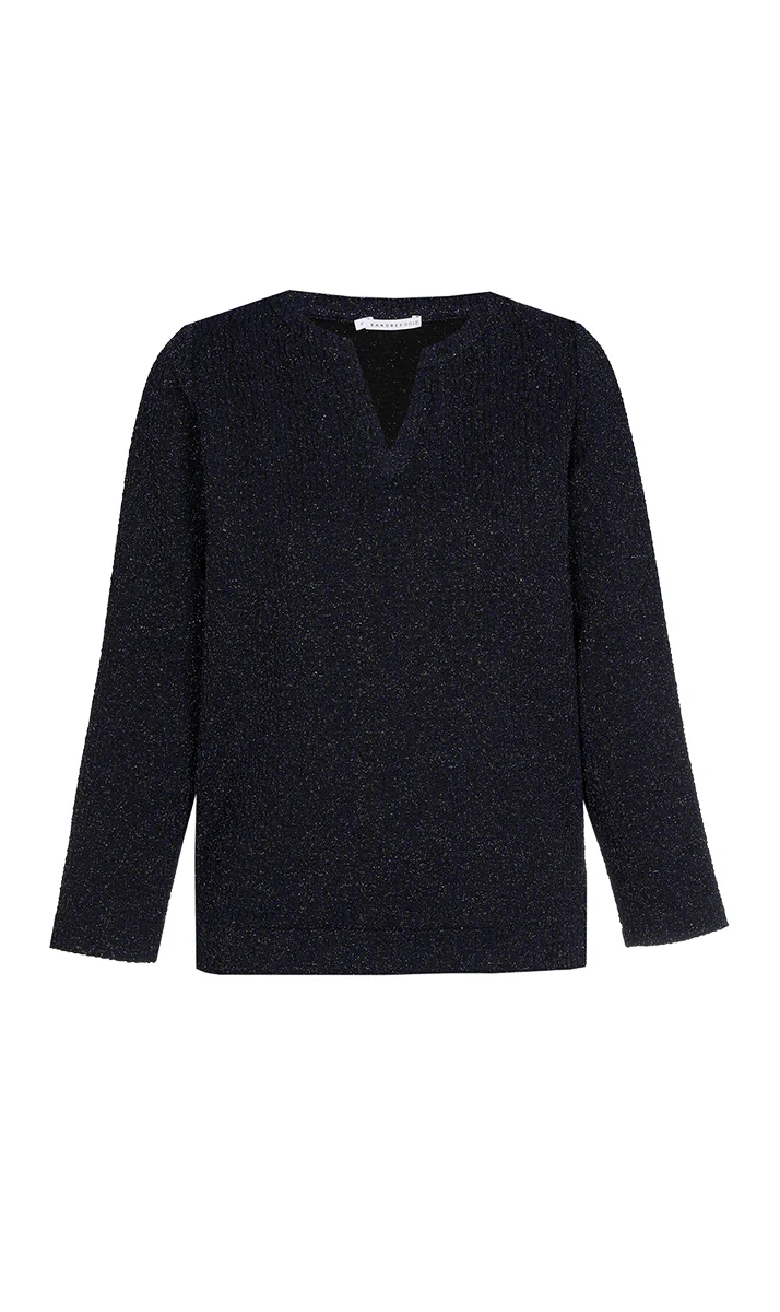 Blouses lange mouw paars Xandres Gold