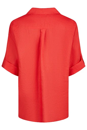 Blouses lange mouw rood Barbara Lebek - Image 2