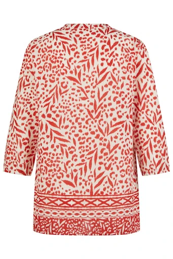 Blouses lange mouw rood Barbara Lebek - Image 2