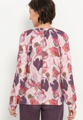 Blouses lange mouw rood Bianca - Image 2