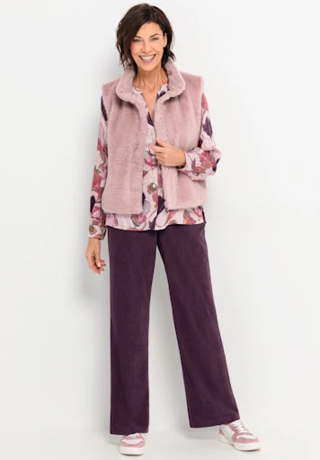 Blouses lange mouw rood Bianca - Image 4