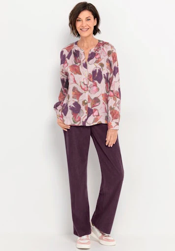Blouses lange mouw rood Bianca - Image 5