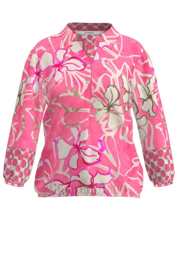 Blouses lange mouw rood Bianca