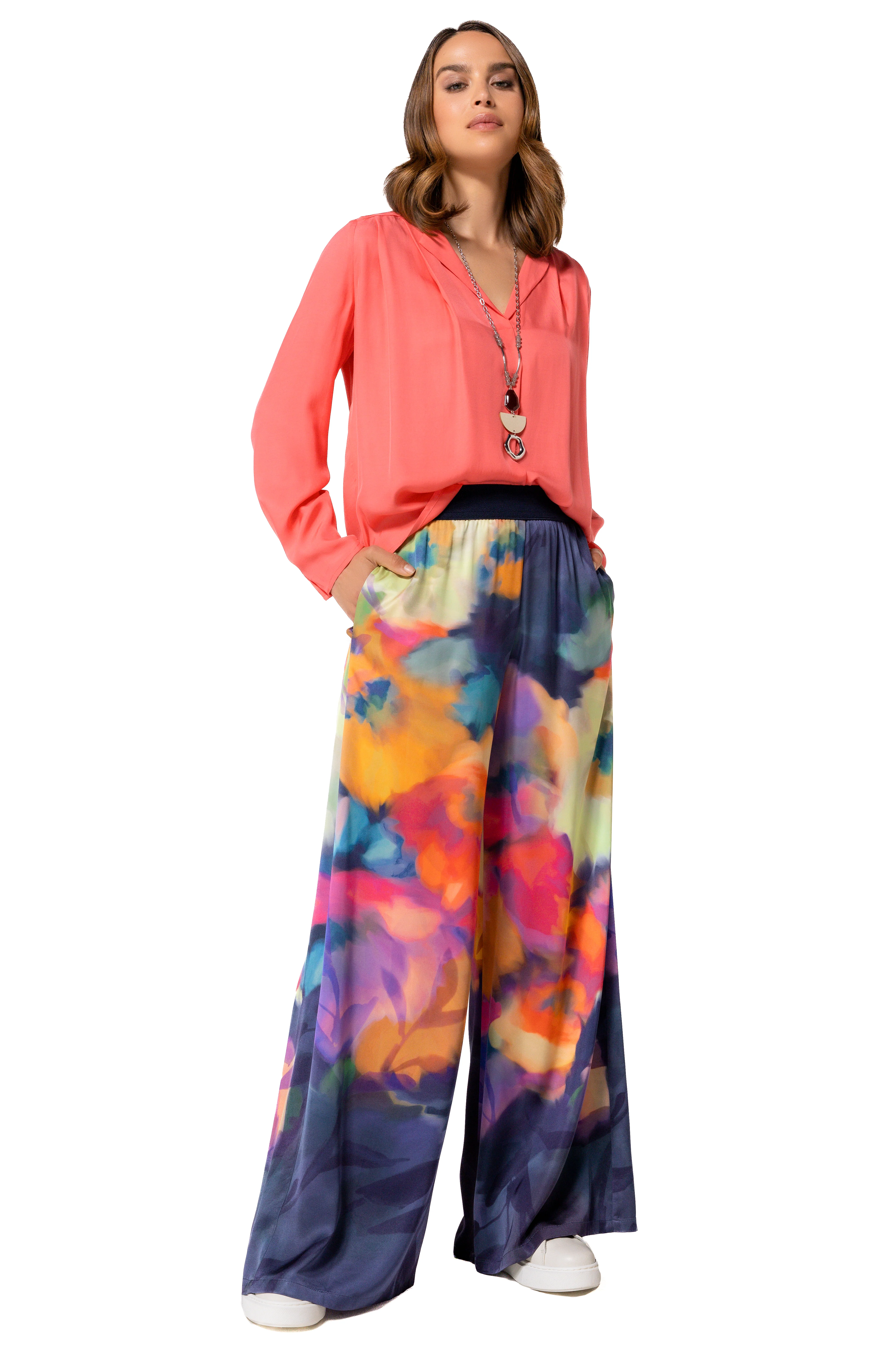 Blouses lange mouw rood Caroline Biss - Image 4