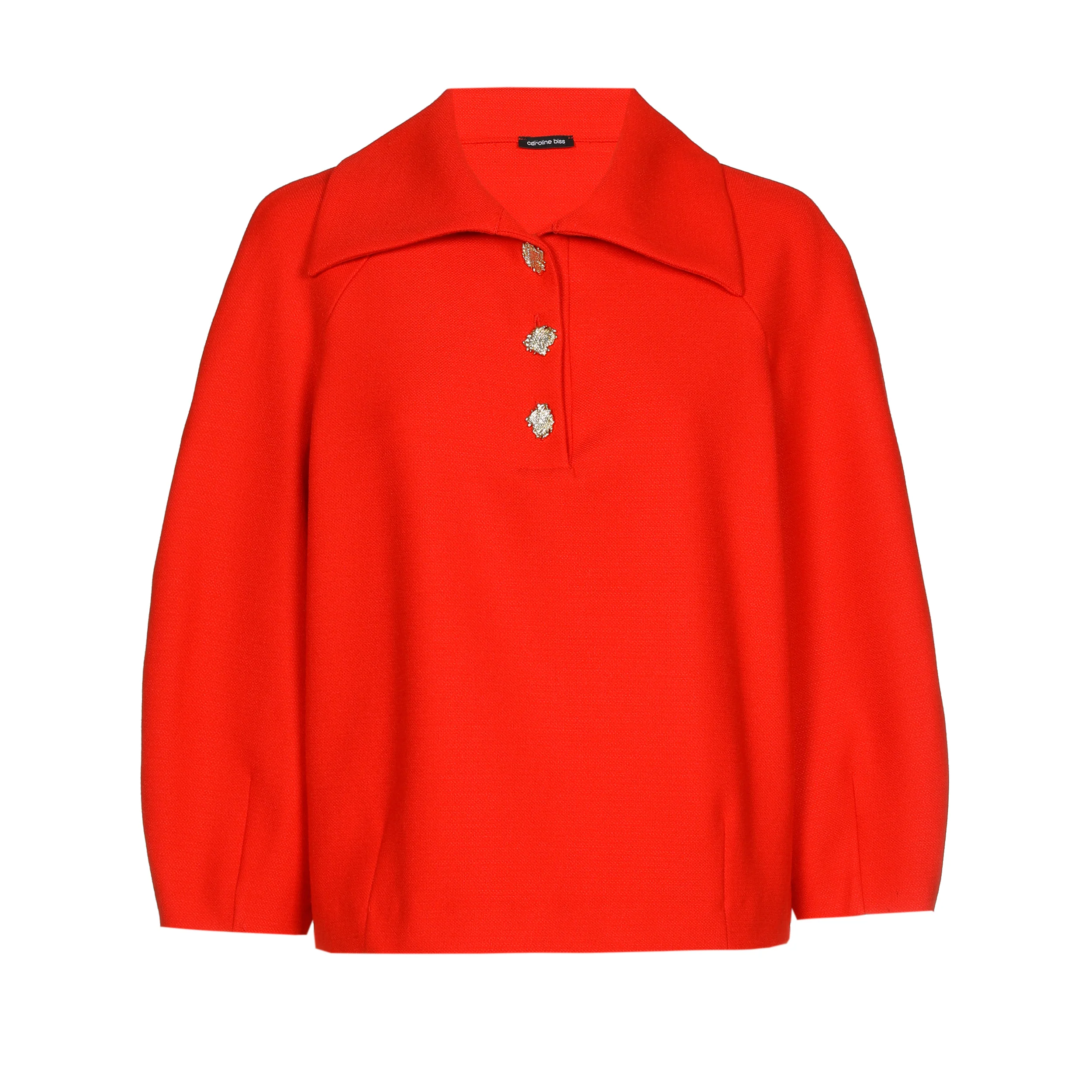 Blouses lange mouw rood Caroline Biss - Image 2