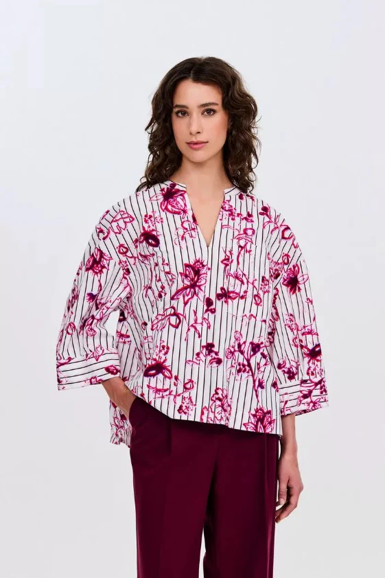 Blouses lange mouw rood CKS