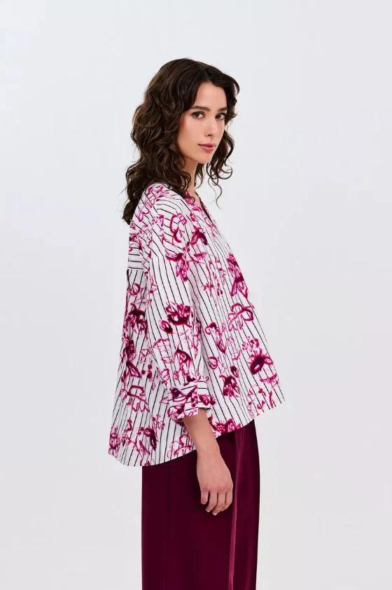 Blouses lange mouw rood CKS - Image 3