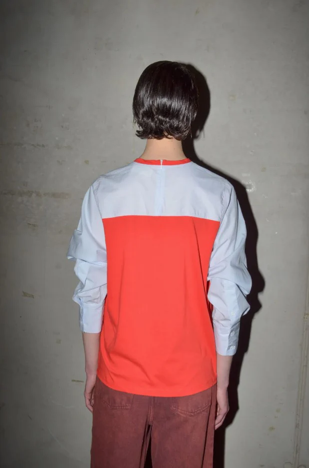 Blouses lange mouw rood Collectors Club - Image 2