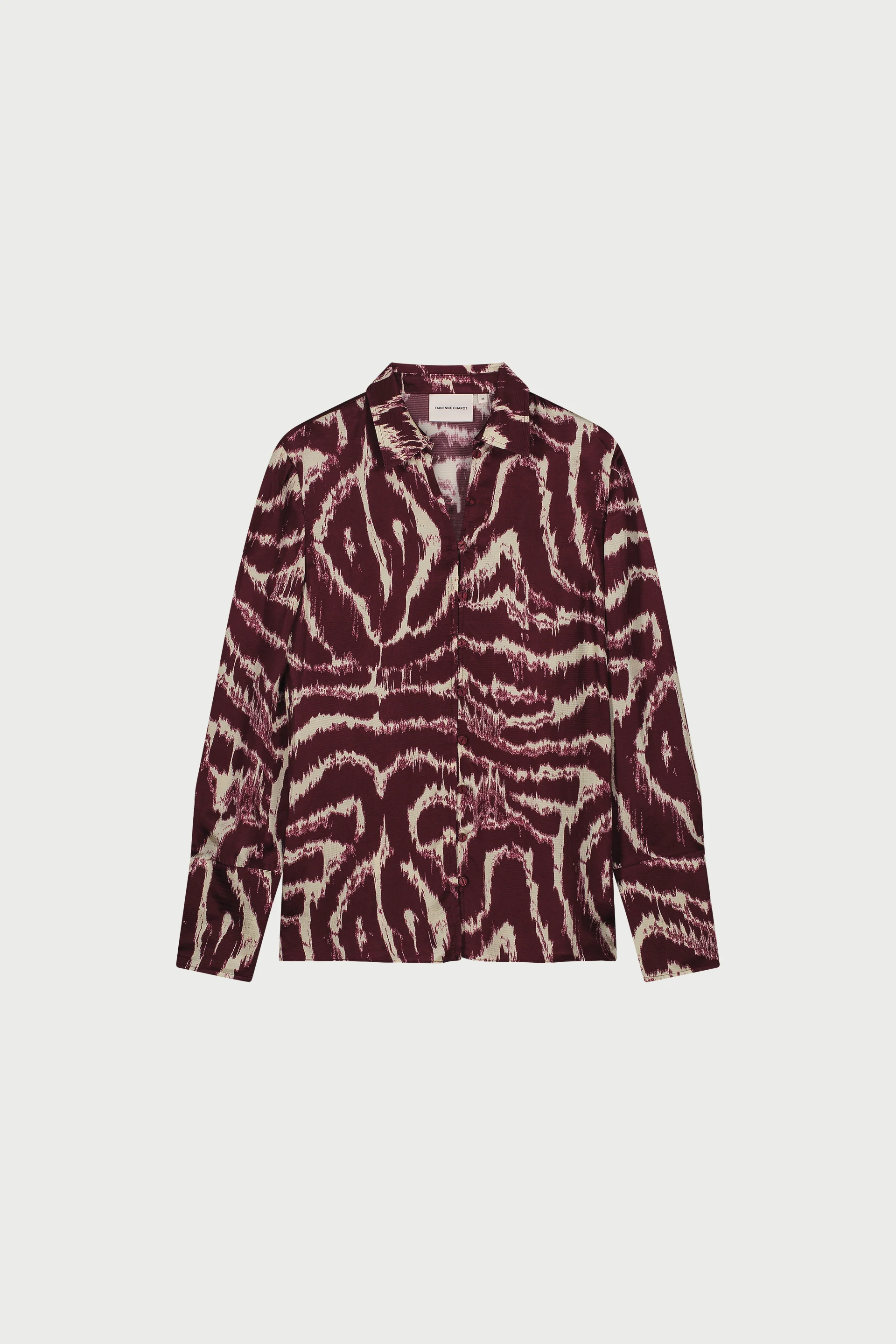 Blouses lange mouw rood Fabienne Chapot