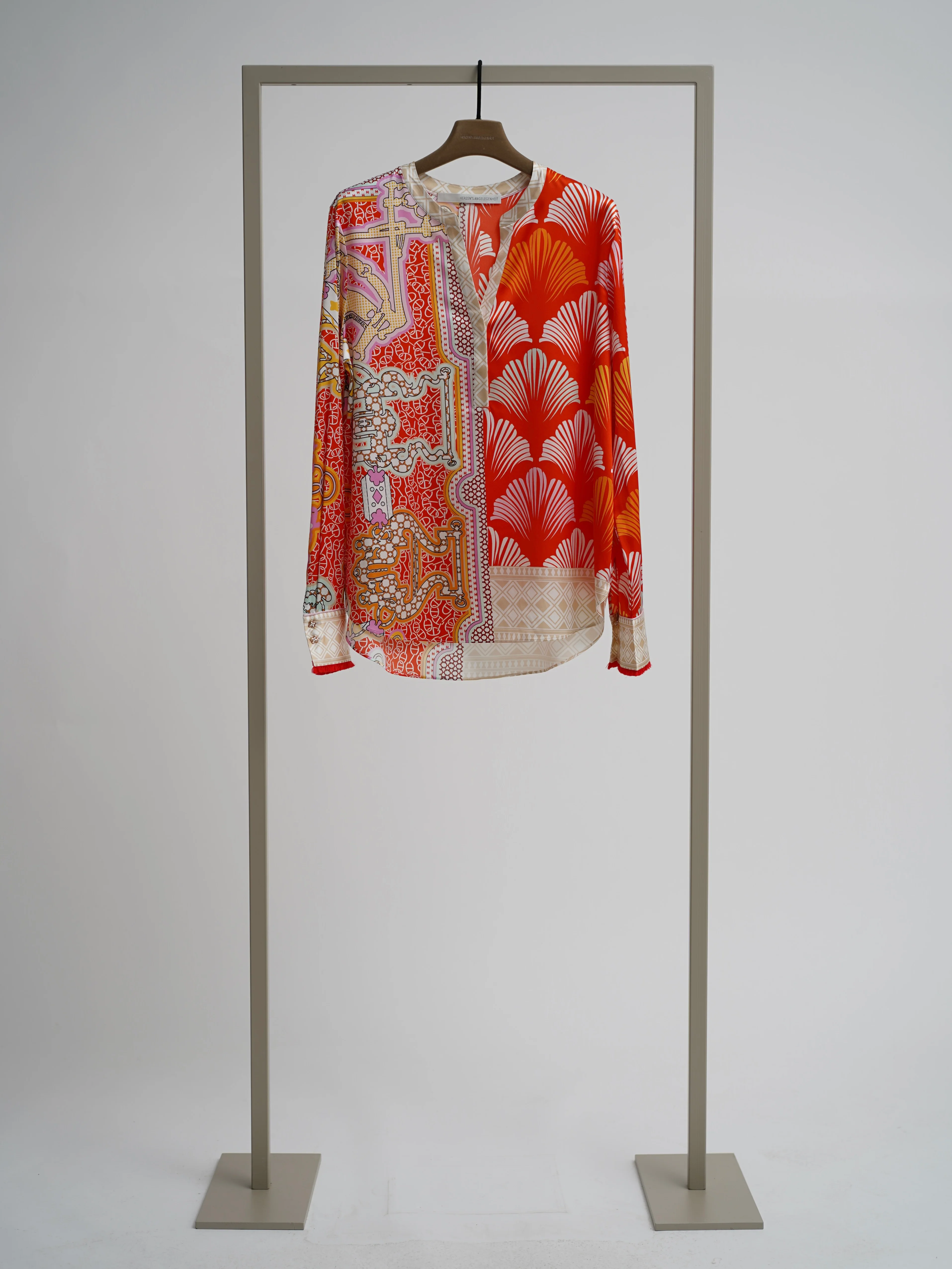 Blouses lange mouw rood Herzen's Angelegenheit