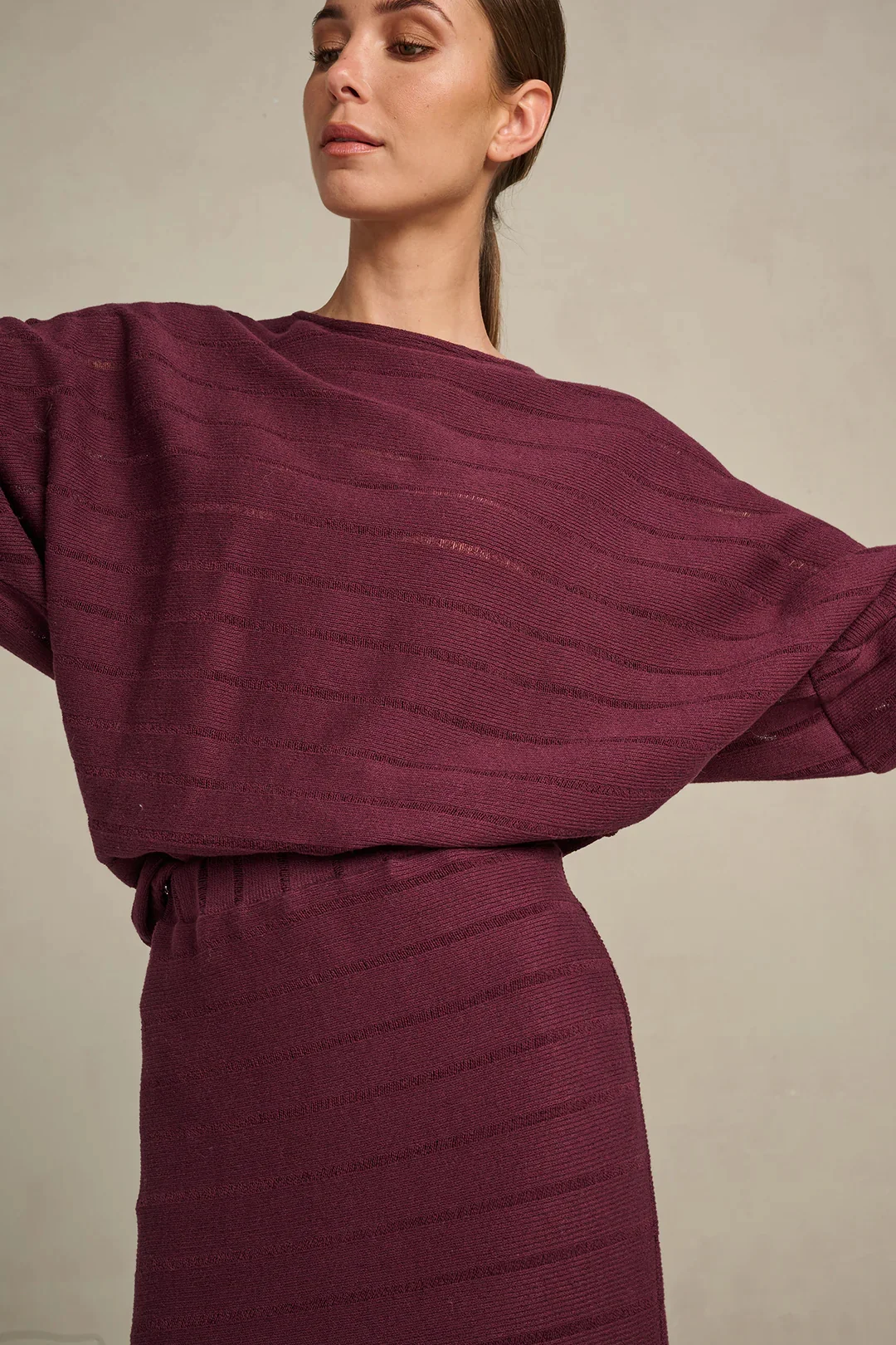 Blouses lange mouw rood March23