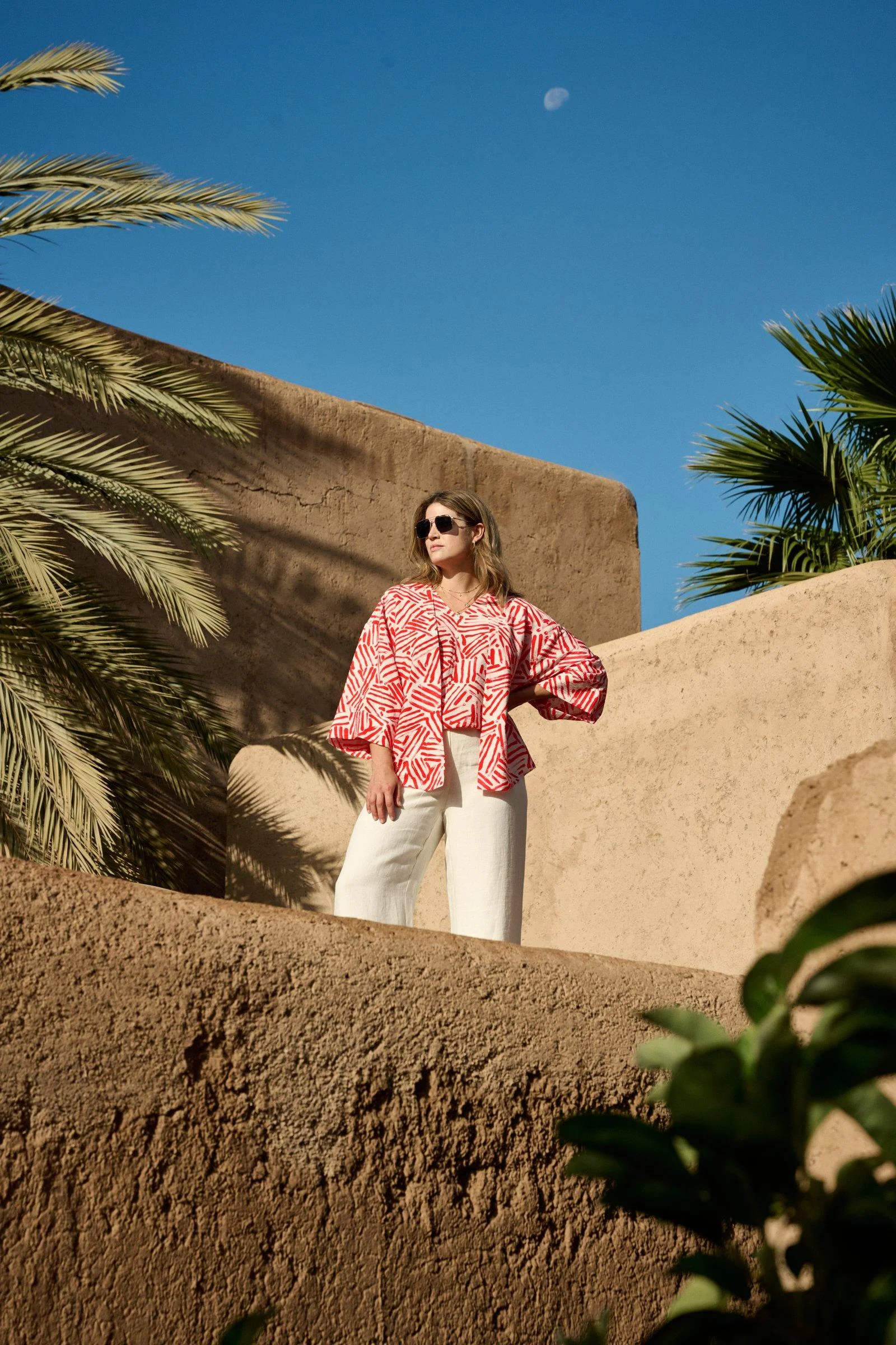 Blouses lange mouw rood Mayerline