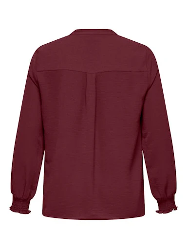 Blouses lange mouw rood ONLY Carmakoma - Image 2