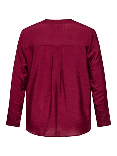 Blouses lange mouw bordeaux ONLY Carmakoma - Image 2