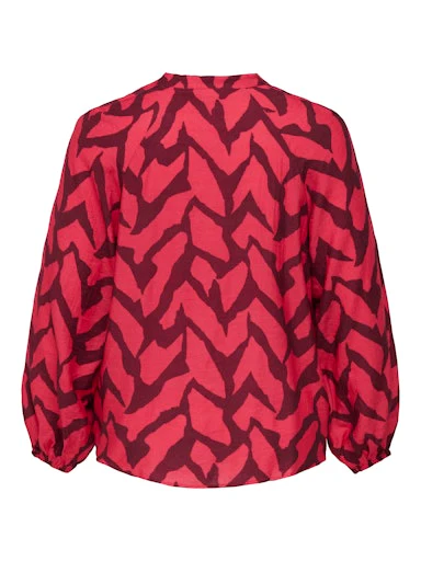 Blouses lange mouw rood ONLY Carmakoma - Image 2