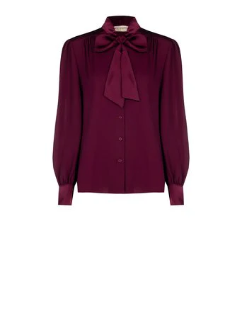 Blouses lange mouw rood Rinascimento