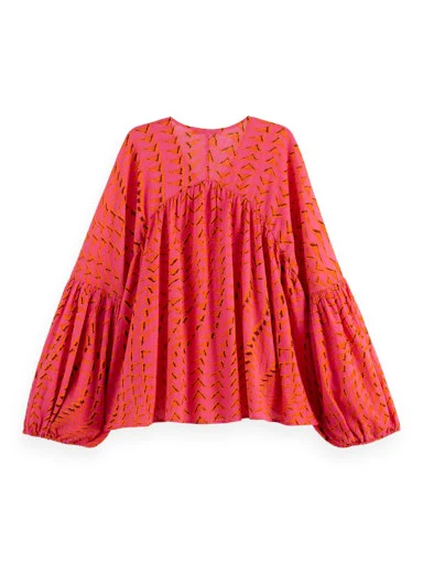 Blouses lange mouw rood Scotch & Soda - Image 2