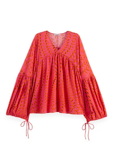 Blouses lange mouw rood Scotch & Soda - Image 3