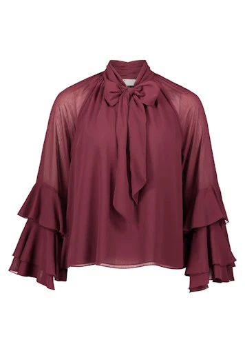 Blouses lange mouw rood Vera Mont - Image 3