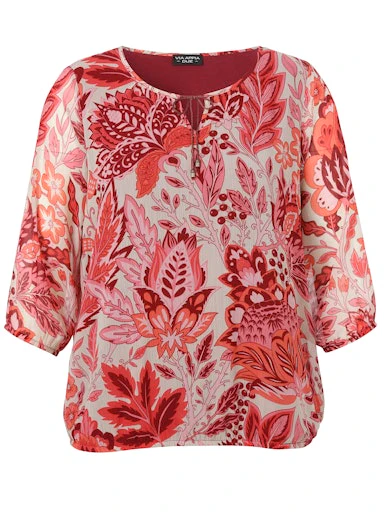 Blouses lange mouw rood Via Appia Due
