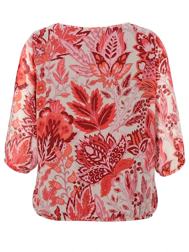 Blouses lange mouw rood Via Appia Due - Image 2