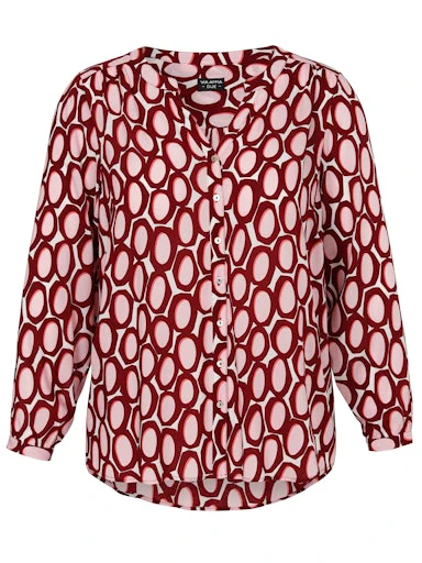 Blouses lange mouw rood Via Appia Due