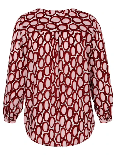 Blouses lange mouw rood Via Appia Due - Image 2