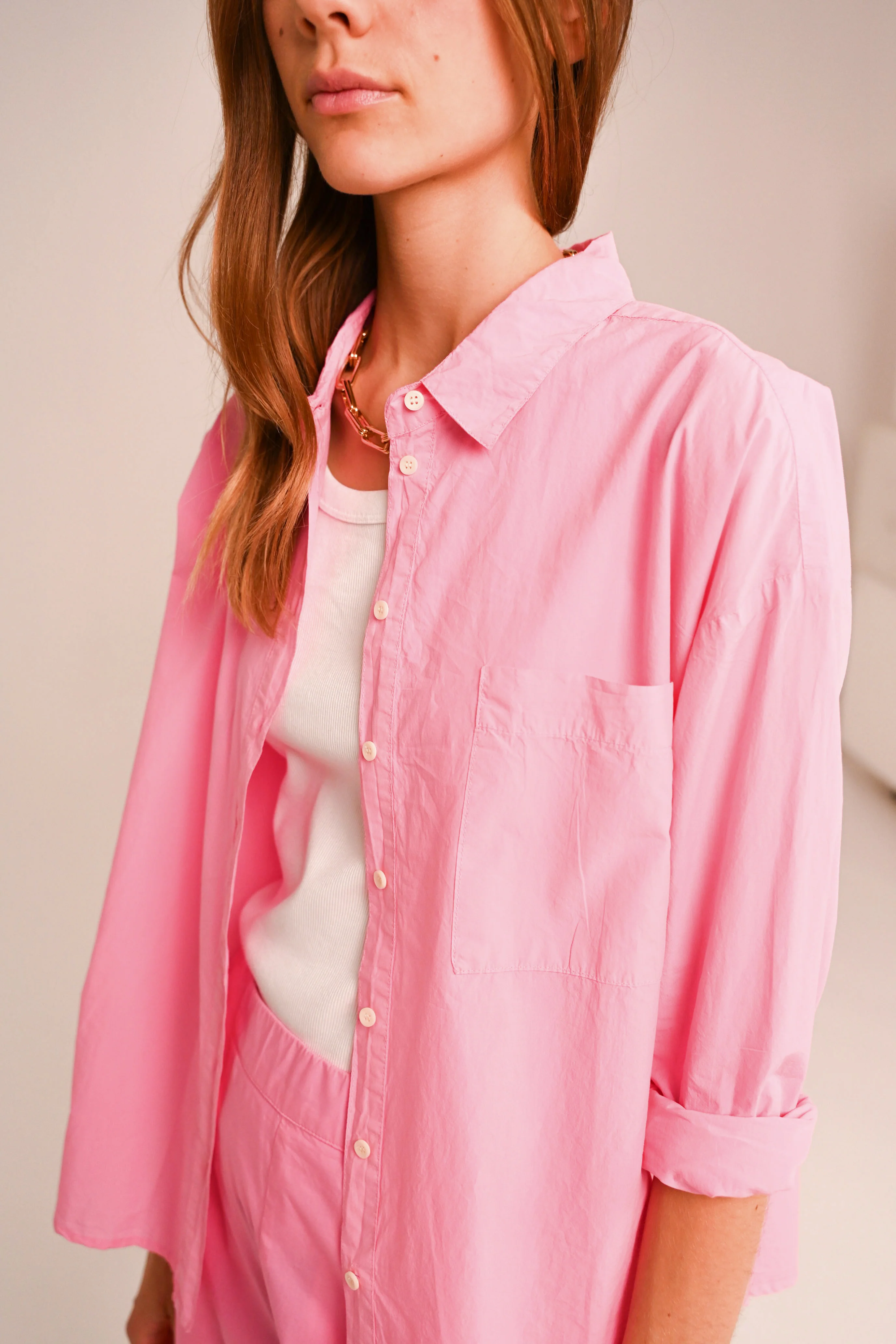Blouses lange mouw roze Sacrécoeur - Image 3