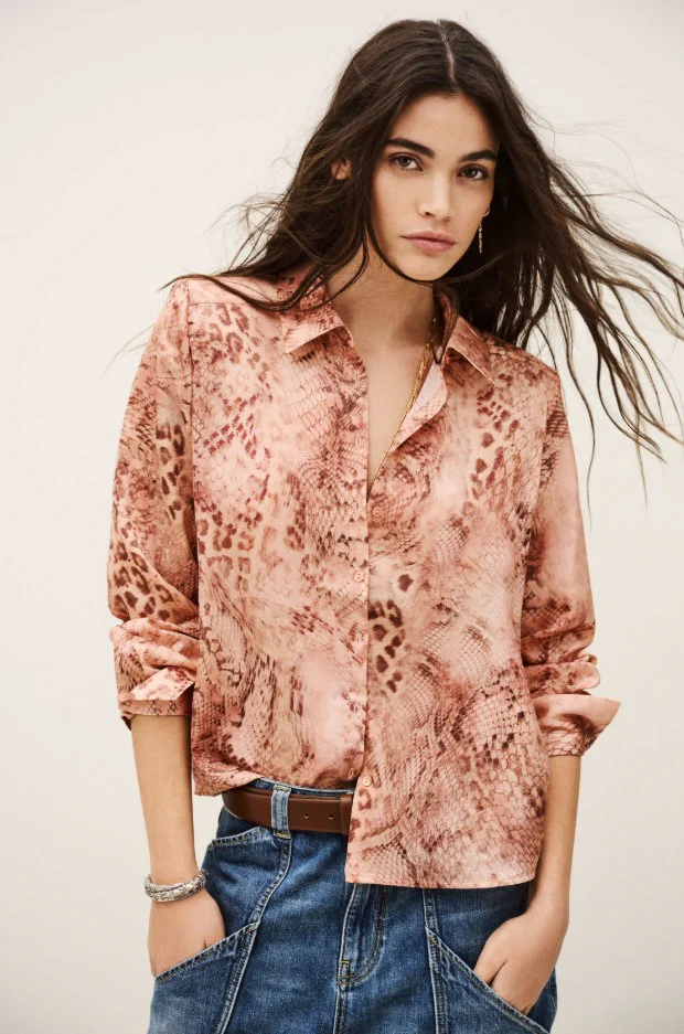 Blouses lange mouw roze ba&sh