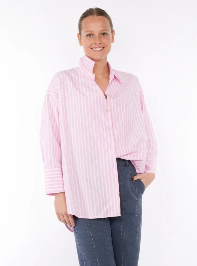 Blouses lange mouw roze BLACK ROSE