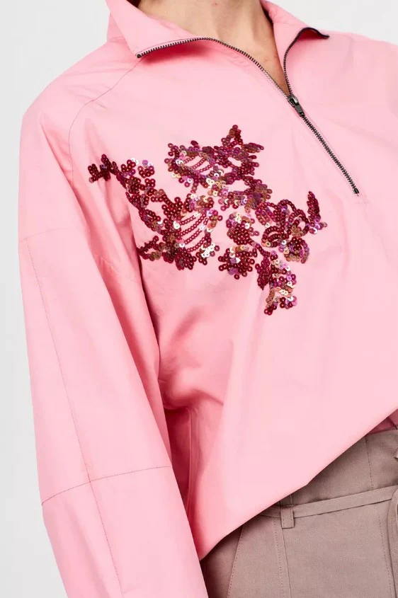 Blouses lange mouw roze CKS - Image 2