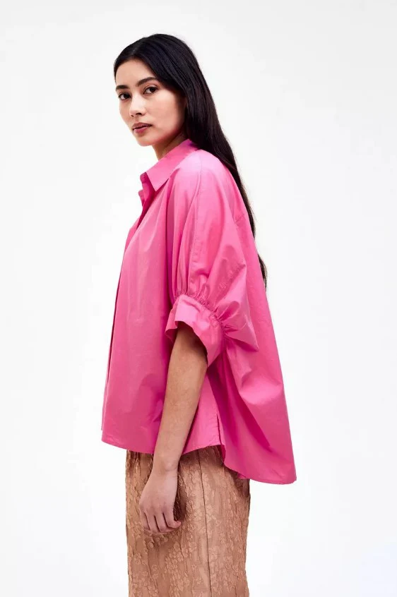 Blouses korte mouw roze CKS - Image 3