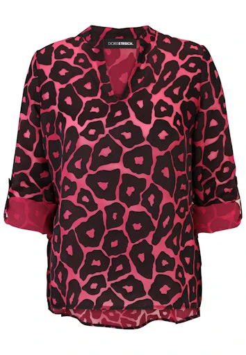 Blouses lange mouw roze Doris Streich