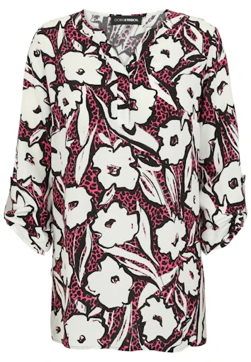 Blouses lange mouw roze Doris Streich