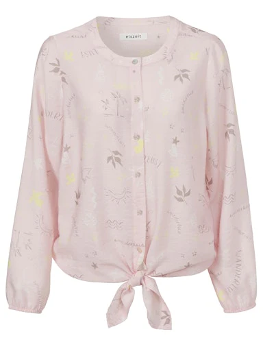 Blouses lange mouw roze eiszeit