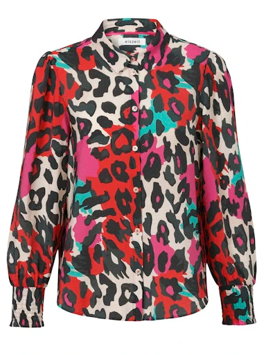 Blouses lange mouw roze eiszeit