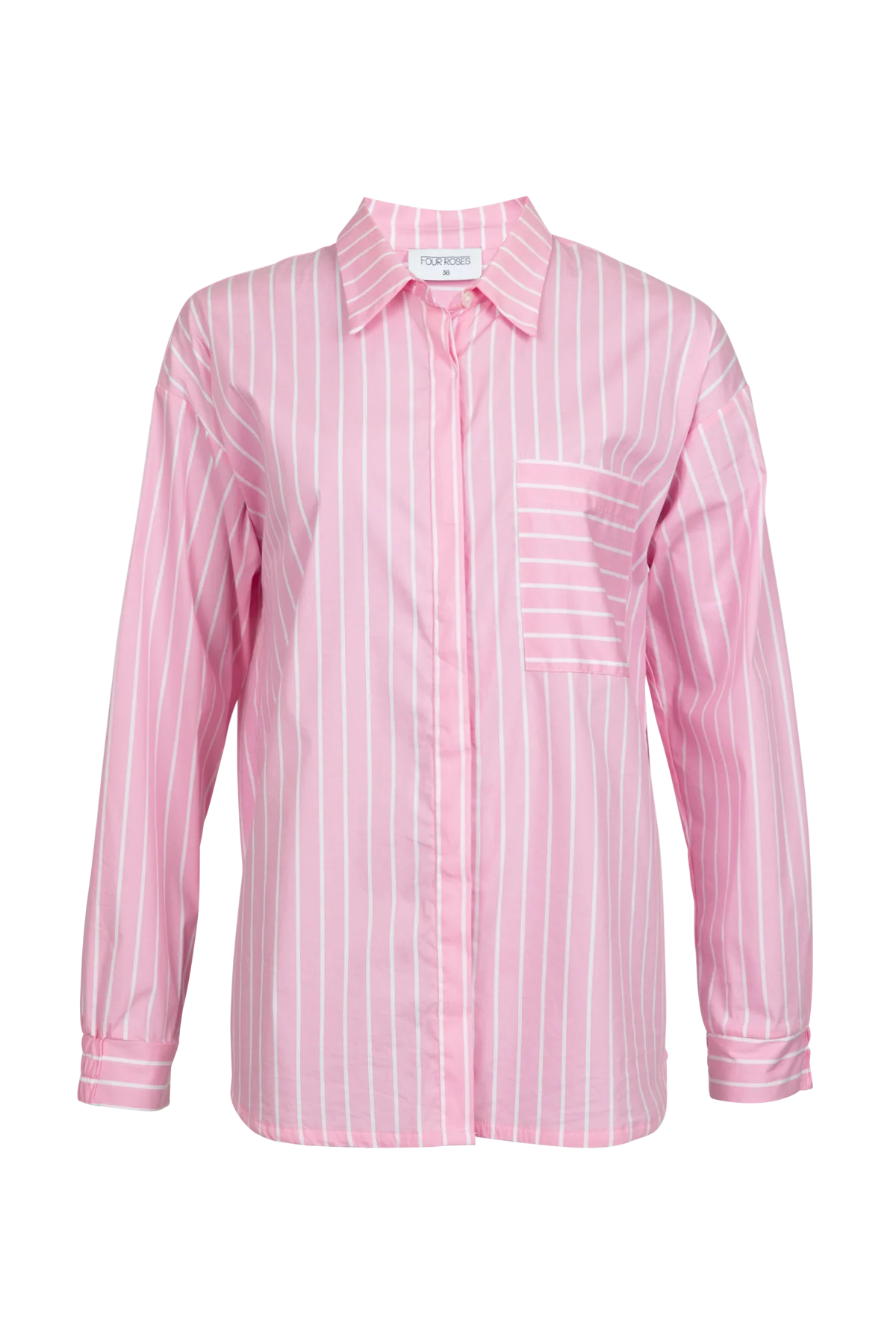 Blouses lange mouw roze Four Roses - Image 2