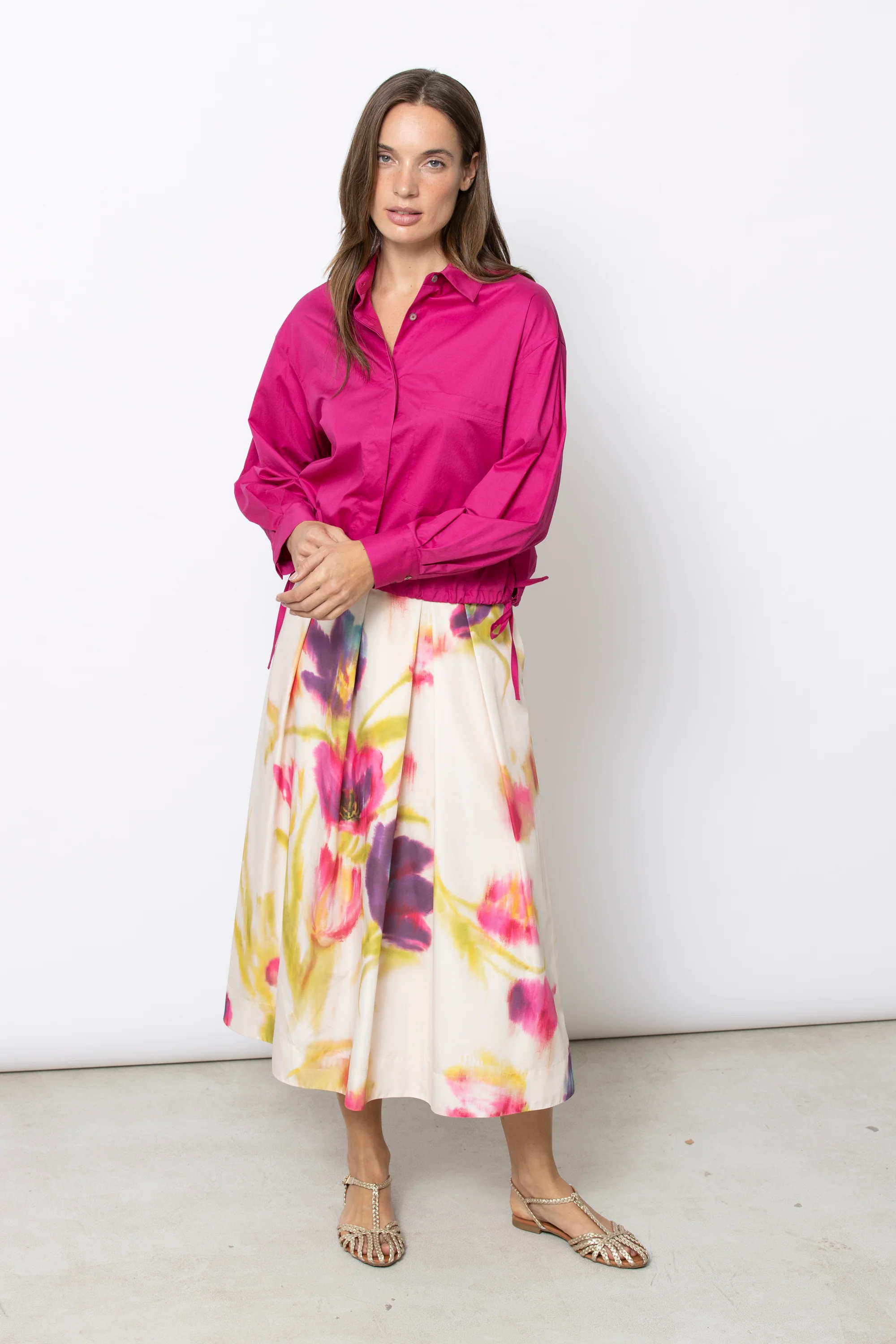 Blouses lange mouw roze Gigue - Image 3