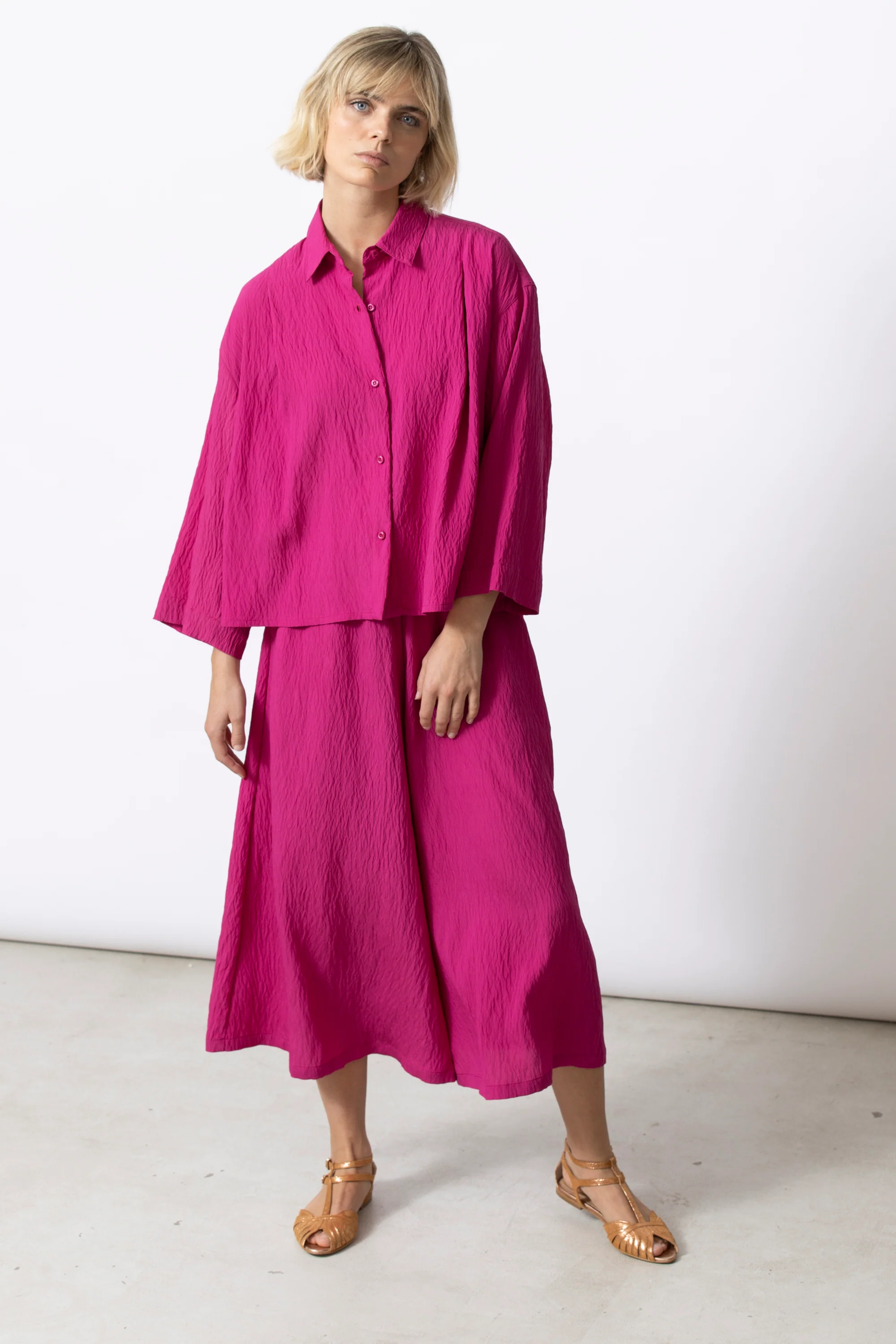 Blouses lange mouw roze Gigue - Image 2