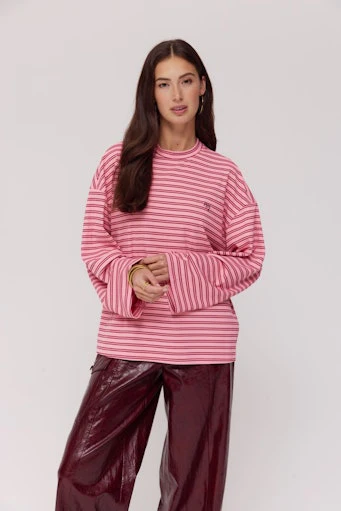 Blouses lange mouw roze Harper & Yve - Image 3
